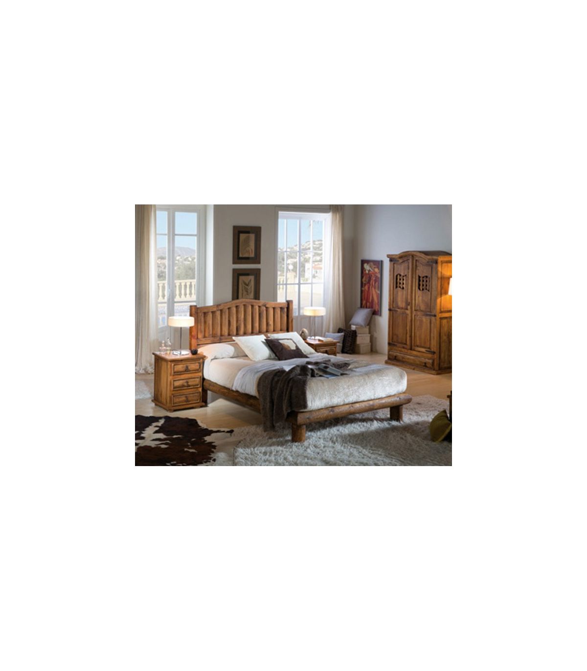 Cama futón en bambú 160x200 cm - Dormitorio / Camas y cabeceros