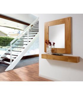 Consola suspendida de Madera Colección MADHU