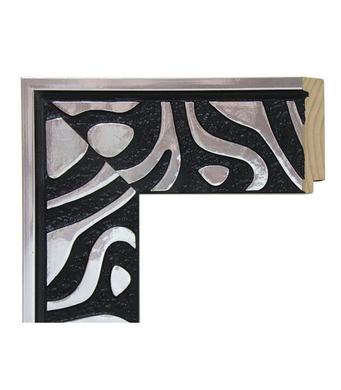 Espejos decorativos de pared a medida : Modelo CORNELLA Negro