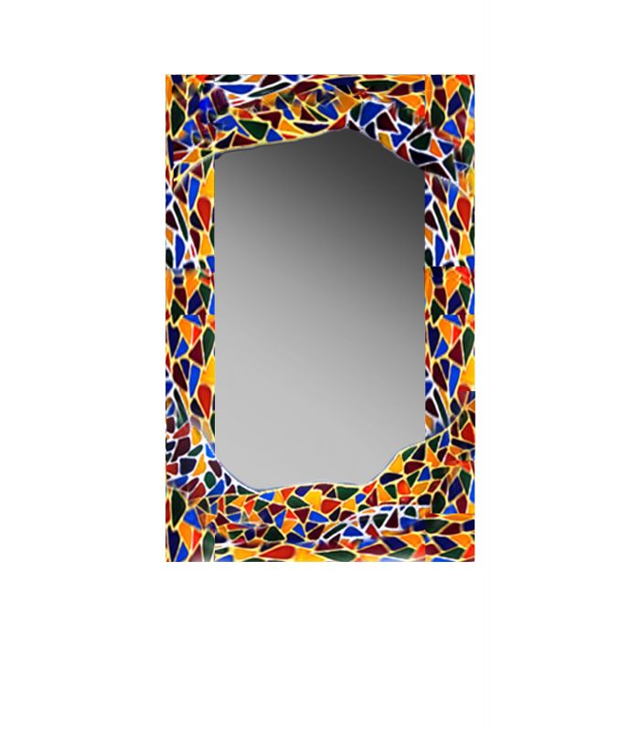 Espejos de Cristal Decorados a mano : Modelo GAUDI RECTANGULAR GR