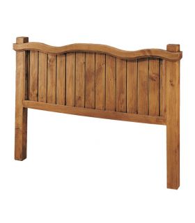 Cabecero Rústico de Madera Natural Colección FENCE