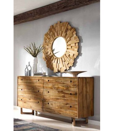 Cómoda Aparador de Madera de Teka : Colección CALVIN