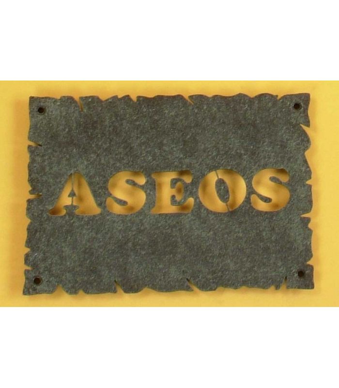 Placa de Forja Modelo ASEOS