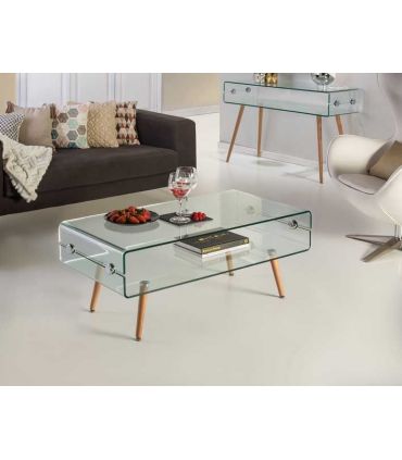 Mesa de Centro de cristal templado Modelo GLASS