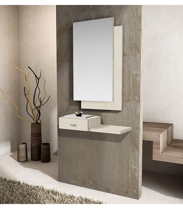 Espejo de diseño moderno realizado en madera HALL