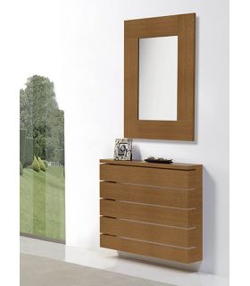 Cubreradiador de madera chapada de Roble DONATELLA