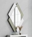 Espejo de Diseño en madera Modelo QUATRO rectángulos