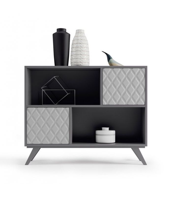 Mueble Auxiliar en Madera lacada modelo DEXTRO Ondas