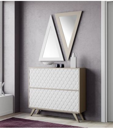 Mueble Zapatero Moderno modelo DUPLA Rombos