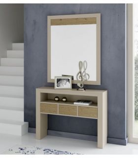 Espejo Rectangular modelo TRADICIÓN Liso madera