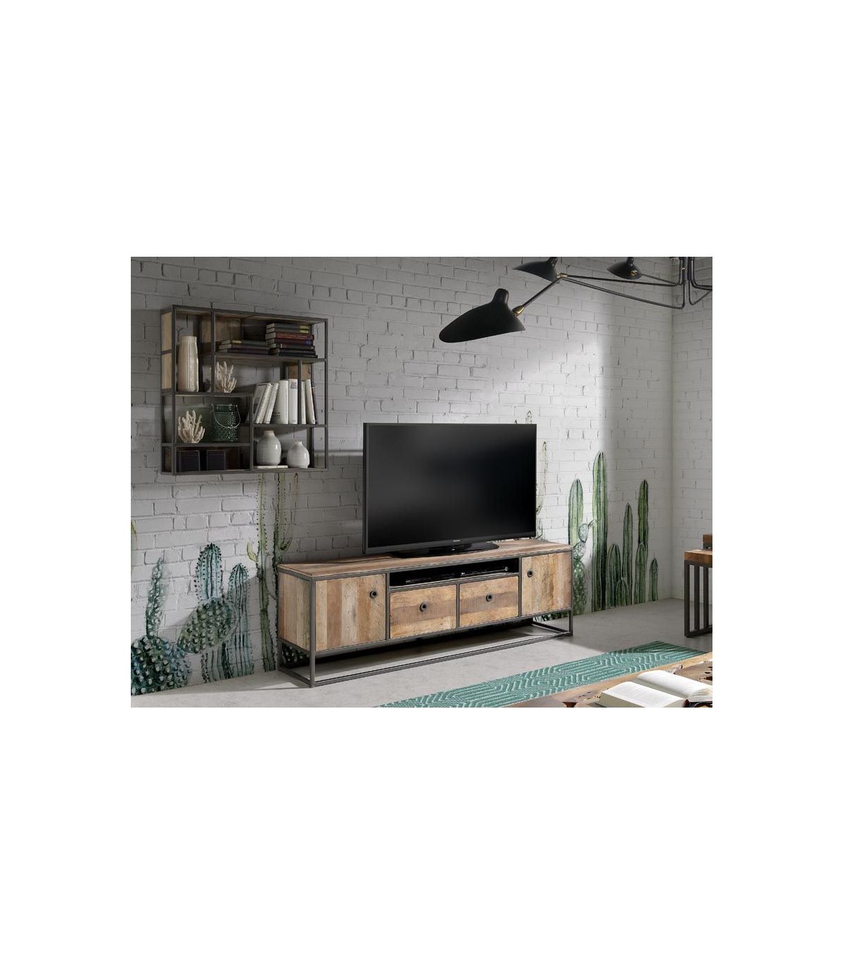 Escoger Moda símbolo Mueble de Televisión de estilo industrial Colección TUAREG