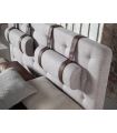 Cama de matrimonio en madera de nogal modelo TARRACO