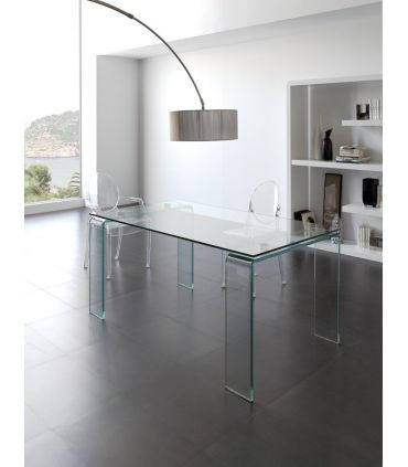 Mesas de cristal para Comedor-Salon : Modelo LISITEA
