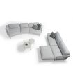 Mesas auxiliares en aluminio y cristal colección VERONA