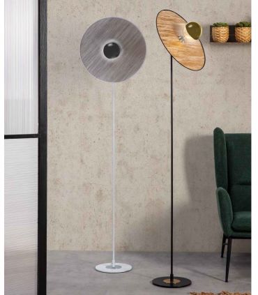 Lámpara de Pie con pantalla circular Colección PLUME