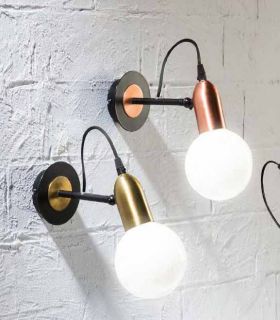 Aplique de pared de estilo Vintage Industrial Colección GLOBBUS