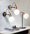 Lámpara de mesa de estilo Industrial Colección GLOBBUS