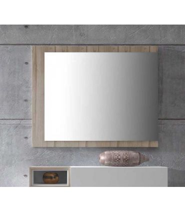 Espejo de pared con luna de espejo rectangular modelo ENFASIS