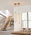 Colgante LED de diseño moderno Colección COLETTE Oro Rosa