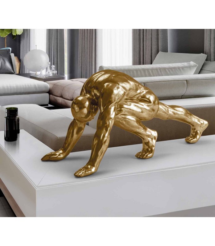 Figura decorativa en pan de oro modelo ASANA