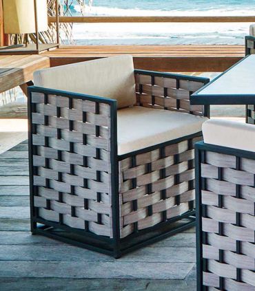 Sillón de comedor para decoración exterior Colección BANDIDO