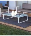 Mesa de centro de Aluminio : Colección RITA