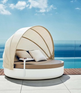 Sofá Daybed ULM con cabezal reclinable Vondom
