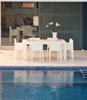 Mesa rectangular de terraza Calpe 150 x 90 x 75 cm ❤️ 570,75€