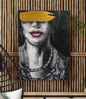 Cuadro decorativo moderno de pinturas acrílicas ANTIFAZ