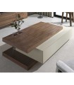 Mesa de centro de diseño moderno en madera KAPUR