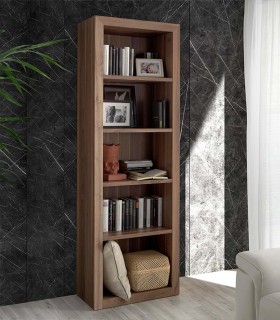 Estantería Librería en madera de nogal ORAMI