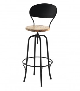 Taburetes ajustables de estilo industrial BRETAÑA