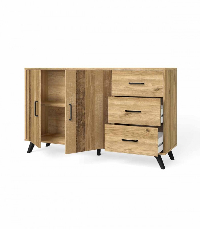 Mueble aparador de madera en tono natural NORDIC