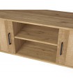 Mueble de televisión en madera tono natural NORDIC