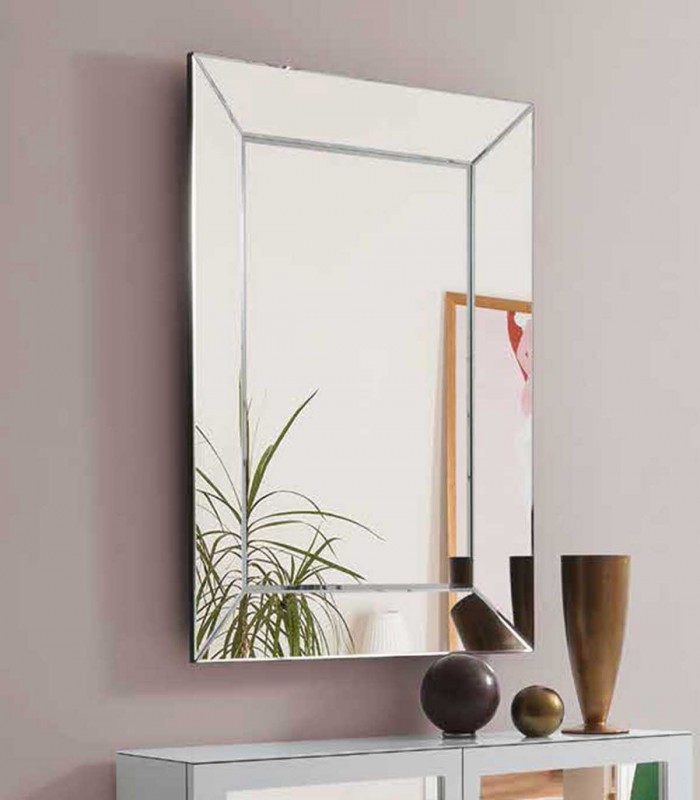 Espejo rectangular de diseño moderno ROMANO MD