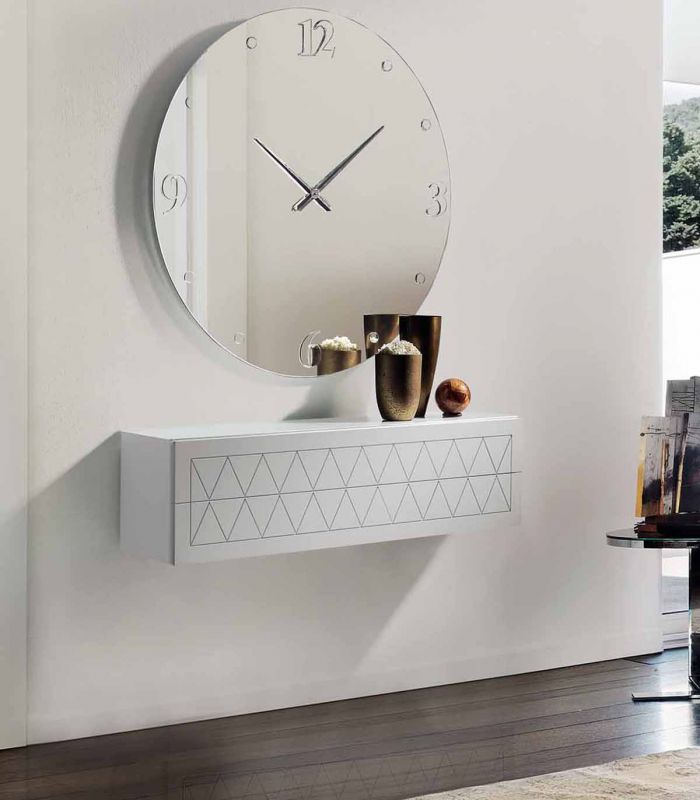 Espejo Reloj Decorativo Modelo ARADIA Redondo