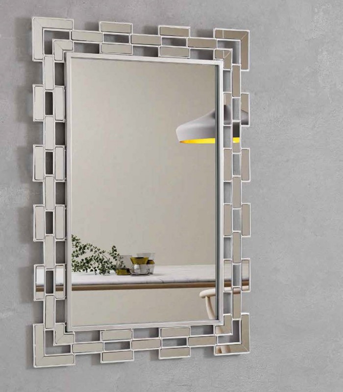 Espejo rectangular de estilo moderno ALYA