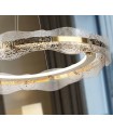 Lámpara de Diseño en aluminio y cristal LIRA Schuller