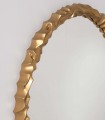 Espejo Ovalado de pared FLAMA Oro