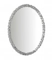 Espejo decorativo Ovalado FLAMA Plata