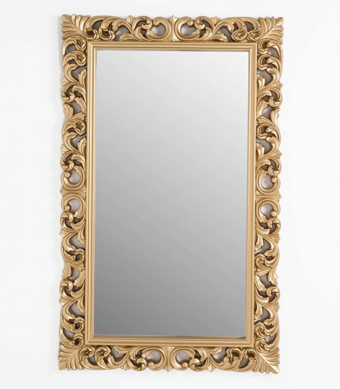 Espejo rectangular estilo clásico ERACLE Oro