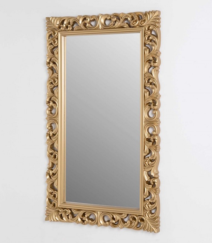 Espejo rectangular estilo clásico ERACLE Oro