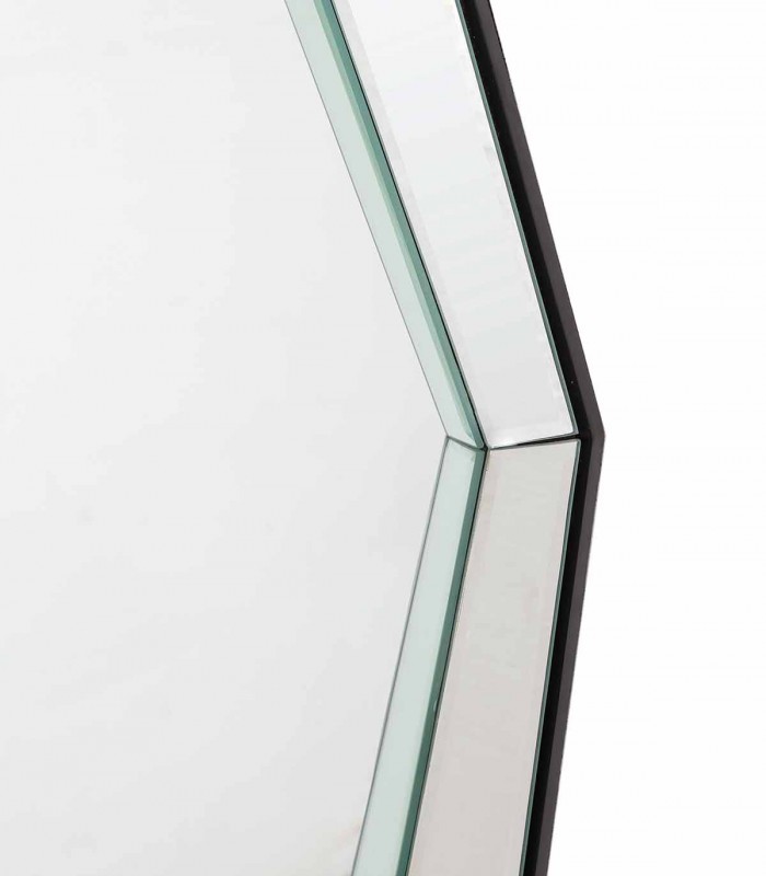 Espejo moderno Redondo con lunas de cristal GEOMETRIC