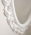 Espejo de pared de estilo clásico ZARINA Blanco