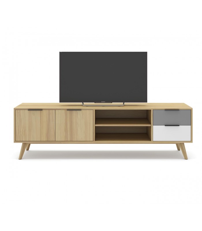 Mueble de televisión en madera de pino ELFA