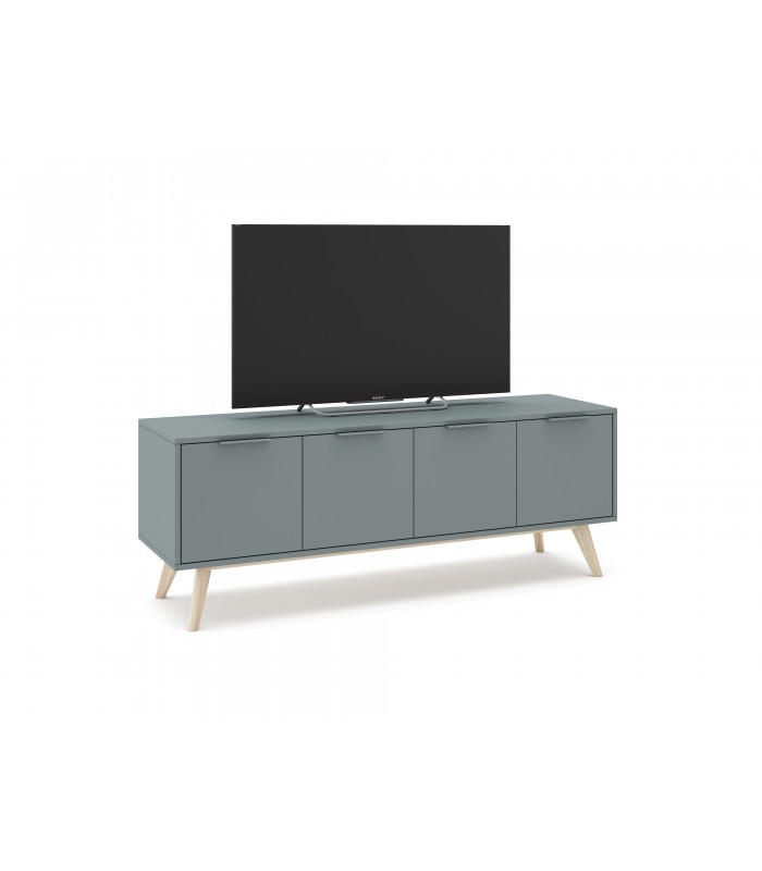 Mueble auxiliar de TV de estilo moderno en madera PISCO