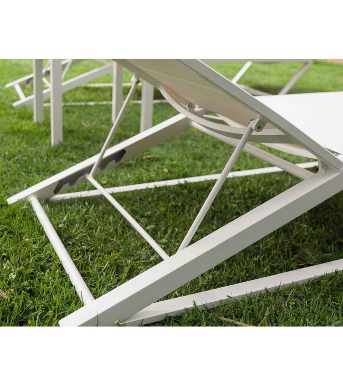 Tumbona de jardín en Aluminio modelo MILAN
