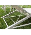 Tumbona de jardín en Aluminio modelo MILAN