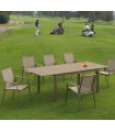 Mesa Extensible en aluminio para Terraza y Jardín FARO