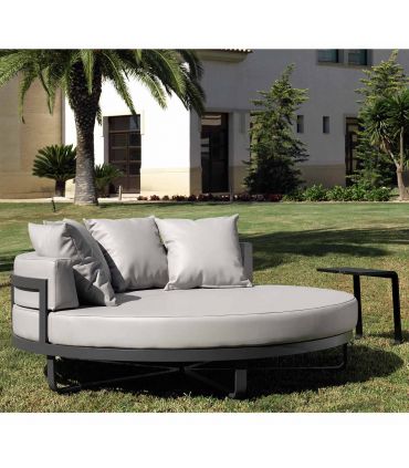 Sofá cama DAYBED Redondo en aluminio LAGOS